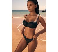 Bügel-Bikini-Top TRIUMPH "Palina Love by the Sea WP", Damen, Gr. 44, Cup F, schwarz, Microfaser, Obermaterial: 77% Polyamid, 23% Elasthan, Bikini-Oberteile, Triumph x Palina Rojinski (87428209-44) sch