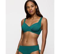 Bügel-Bikini-Top TRIUMPH "Summer Mix & Match W 01 sd", Damen, Gr. 40, Cup C, mystic sea, Microfaser, Obermaterial: 80% Polyamid, 20% Elasthan, Bikini-Oberteile, Power-Mesh für größere Cups (22116824-4