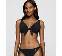 Bügel-Bikini-Top TRIUMPH "Summer Twist W", Damen, Gr. 40, Cup B, schwarz, Microfaser, Obermaterial: 77% Polyamid, 23% Elasthan, Bikini-Oberteile, Eleganz und Komfort (15764728-40) schwarz