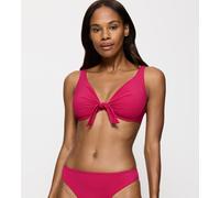 Bügel-Bikini-Top TRIUMPH "Summer Twist W", Damen, Gr. 40, Cup C, lila (berry), Microfaser, Obermaterial: 77% Polyamid, 23% Elasthan, Bikini-Oberteile Bügel-Bikini-Top, Eleganz und Komfort (65309461-40