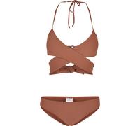 Bügel-Bikini URBAN CLASSICS "Urban Classics Damen Ladies Bikini", Damen, Gr. XL, N-Gr, terracotta, 82% Polyamid, 18% Elasthan, Bikini-Sets Bügel-Bikini (41893244-XL) terracotta