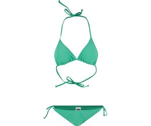 Bügel-Bikini URBAN CLASSICS "Urban Classics Damen Ladies Recycled Triangle Bikini", Damen, Gr. XL, N-Gr, grün (ferngrün), 83% Polyester, 17% Elasthan, Bikini-Sets Bügel-Bikini (66931719-XL) ferngrün