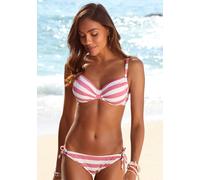 Bügel-Bikini VENICE BEACH Gr. 36, Cup E, rosa (rosa, weiß) Damen Bikini-Sets (99445704-36) rosa, weiß