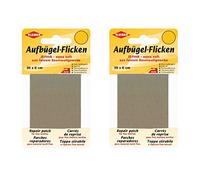 Bügel Flicken Aufbügelflicken Marke Kleiber ZEPHIR 100% Baumwolle 2er Set Reparatur Flicken 2 Flicken a 30 cm x 6 cm