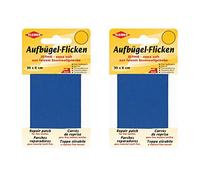Bügel Flicken Aufbügelflicken Marke Kleiber ZEPHIR 100% Baumwolle 2er Set Reparatur Flicken 2 Flicken a 30 cm x 6 cm