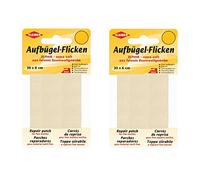 Bügel Flicken Aufbügelflicken Marke Kleiber ZEPHIR 100% Baumwolle 2er Set Reparatur Flicken 2 Flicken a 30 cm x 6 cm