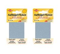 Bügel Flicken Aufbügelflicken Marke Kleiber ZEPHIR 100% Baumwolle 2er Set Reparatur Flicken 2 Flicken a 30 cm x 6 cm