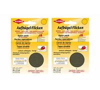 Bügel Flicken Aufbügelflicken Marke Kleiber ZEPHIR Großformat 100% Baumwolle 2er Set Reparatur Flicken 2 Flicken a 40 cm x 12 cm