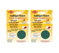 Bügel Flicken Aufbügelflicken Marke Kleiber ZEPHIR Großformat 100% Baumwolle 2er Set Reparatur Flicken 2 Flicken a 40 cm x 12 cm