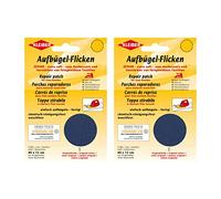 Bügel Flicken Aufbügelflicken Marke Kleiber ZEPHIR Großformat 100% Baumwolle 2er Set Reparatur Flicken 2 Flicken a 40 cm x 12 cm