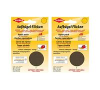 Bügel Flicken Aufbügelflicken Marke Kleiber ZEPHIR Großformat 100% Baumwolle 2er Set Reparatur Flicken 2 Flicken a 40 cm x 12 cm