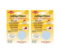 Bügel Flicken Aufbügelflicken Marke Kleiber ZEPHIR Großformat 100% Baumwolle 2er Set Reparatur Flicken 2 Flicken a 40 cm x 12 cm