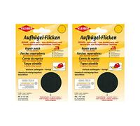 Bügel Flicken Aufbügelflicken Marke Kleiber ZEPHIR Großformat 100% Baumwolle 2er Set Reparatur Flicken 2 Flicken a 40 cm x 12 cm