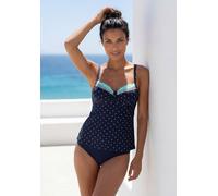 LASCANA Bügel-Tankini-Top Damen marine-türkis Gr.42 Cup E