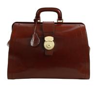 Bügelaktentasche braun