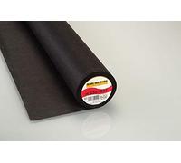 Bügeleinlage H 250 Grafit, fixierbare Vlieseinlage aus Synthesefaser-Mix, mittelschwer, stabil, für Form-Bünde und -Gürtel, Bastelarbeiten (0,90 m x 5 m)