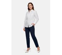 Bügelfaltenhose BETTY BARCLAY "Damen mit Bügelfalte", Damen, Gr. 36, Normalgrößen, blau (dunkelblau), Obermaterial: 86% Polyester, 14% Elasthan, Basic, relaxed fit 7/8-Länge, Hosen, Material (22698869