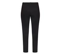 Bügelfaltenhose BETTY BARCLAY "Damen mit Bügelfalte", Damen, Gr. 46, Normalgrößen, schwarz, Obermaterial: 86% Polyester, 14% Elasthan, Basic, relaxed fit 7/8-Länge, Hosen, Material (66921042-46) schwa