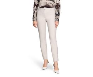 Bügelfaltenhose BETTY BARCLAY "Damen Slim Fit", Damen, Gr. 36, Normalgrößen, grau beige, Obermaterial: 88% Polyamid, 12% Elasthan, slim fit 7/8-Länge, Hosen, Material (83881556-36) grau beige