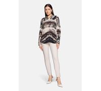 Businesshose Slim Fit Grau Beige 40