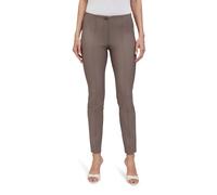 Bügelfaltenhose BETTY BARCLAY "Damen Slim Fit", Damen, Gr. 44, Normalgrößen, braun, Obermaterial: 88% Polyamid, 12% Elasthan, slim fit 7/8-Länge, Hosen, Material (47878966-44) braun
