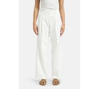 Bügelfaltenhose MILANO ITALY, Damen, Gr. 44, Normalgrößen, sanftes weiß, Web, Material: 90% Polyester, 10% Elasthan, unifarben, regular fit lang, Hosen, mit Bügelfalten (18008451-44) sanftes weiß