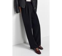 Bügelfaltenhose RICHROYAL, Damen, Gr. 42, N-Gr, schwarz, Web, Obermaterial: 100% Polyester, klassisch lang, Hosen Bügelfaltenhose, Mit Markenlabel über der Tasche (47747934-42)