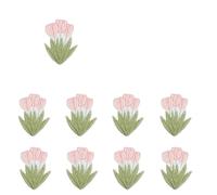 Bügelflicken 10 Stück Großhandel Romantische Liebe Herz Brief Stickerei Patches, Niedliche Bär Schleife Aufbügeln for Jeansjacke Tasche DIY(Color 15)