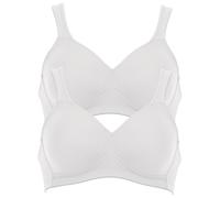 Bügelloser BH ANITA "BH ohne Bügel Twin", Damen, Gr. 70, Cup F, weiß (weiß weiß), Obermaterial: 70% Polyamid PA. 30% Elasthan EL., BHs (10083857-70) weiß weiß