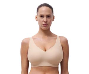 Bügelloser BH CHANTELLE "SOFTSTRETCH POWER", Damen, Gr. L, N-Gr, golden beige, Obermaterial: 80% Polyamid, 20% Elasthan, BHs, Airbonding Abschlüsse für eine Anhebung der Büste (42627911-L) golden beig
