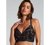 Bügelloser BH HUNKEMÖLLER "Andrea Padded Non-Wired Bra", Damen, Gr. 70B, Cup B, schwarz, 75% Polyamid, 18% Polyester, 7% Elasthan, BHs (38657766-70) schwarz