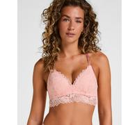 Bügelloser BH HUNKEMÖLLER "Andrea Padded Non-Wired Bra", Damen, Gr. 80, Cup B, rosa, 74% Polyamid, 18% Polyester, 8% Elasthan, BHs (10762963-80) rosa