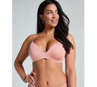Bügelloser BH HUNKEMÖLLER "Vorgeformter BH ohne Bügel Mona", Damen, Gr. 85D, Cup D, rosa, 60% Polyamid, 24% Polyester, 16% Elasthan, BHs (34040927-85) rosa