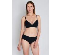 Bügelloser BH JOOP "Sensation", Damen, Gr. 80, Cup B, schwarz, Obermaterial: 58% Polyamid, 32% Polyester, 10% Elasthan, unifarben, comfort fit, BHs, mit edlem Metall-Logo am Mittelsteg (74169859-80) s