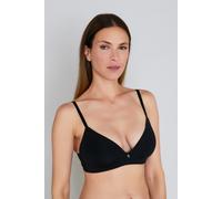Bügelloser BH JOOP "Sensation", Damen, Gr. 80, Cup E, schwarz, Obermaterial: 58% Polyamid, 32% Polyester, 10% Elasthan, unifarben, comfort fit, BHs Bügelloser BH, mit edlem Metall-Logo am Mittelsteg (
