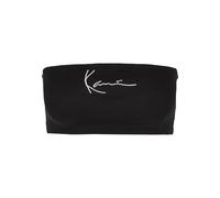 Bügelloser BH KARL KANI "Karl Kani Damen KW232-031-1 KK Small Signature Bandeau Top", Damen, Gr. XL, Cup 0, schwarz, 97% Baumwolle, 3% Elasthan, BHs (74828603-XL) schwarz