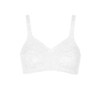 Bügelloser BH LISCA "BH ohne Bügel Sabina", Damen, Gr. 105, Cup E, weiß, Stoff, Obermaterial: 85% Polyamid PA. 15% Elasthan EL., BHs (99375812-105) weiß