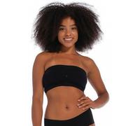 Bügelloser BH MAGIC BODYFASHION "Comfort Bandeau", Damen, Gr. M, N-Gr, schwarz, Obermaterial: 90% Polyamid, 10% Elasthan, unifarben, figurbetont, BHs, mit herausnehmbaren Pads (71007404-M) schwarz