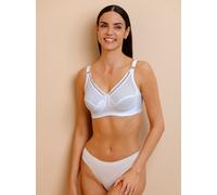 Bügelloser BH MISS MARY, Damen, Gr. 105, Cup C, 1 Stk., weiß, 80% Baumwolle, 13% Elasthan, 7% Polyamid, BHs (565454-105) weiß