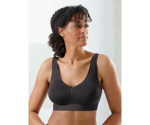 Bügelloser BH MMTC, Damen, Gr. 44/46, Cup B/C/D, schwarz, 97% Polyamid, 3% Elasthan, BHs (28406024-44) schwarz