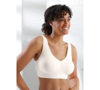 Bügelloser BH MMTC, Damen, Gr. 52/54, Cup B/C/D, beige (ecru), 97% Polyamid, 3% Elasthan, BHs (76386947-52) ecru