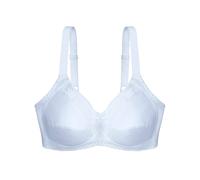 Sheego BH ohne Bügel mit Blende am Dekolleté 90B weiß