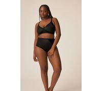 Bügelloser BH NATURANA "Modern Minimizer", Damen, Gr. 80, Cup D, schwarz, Obermaterial: 80% Polyamid, 20% Elasthan, unifarben, bequem, BHs, verstellbare Träger, ohne Bügel, feminin, bequem (87543804-8