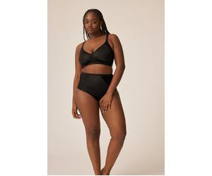 Bügelloser BH NATURANA "Modern Minimizer", Damen, Gr. 85, Cup B, schwarz, Obermaterial: 80% Polyamid, 20% Elasthan, unifarben, bequem, BHs, verstellbare Träger, ohne Bügel, feminin, bequem (87258602-8