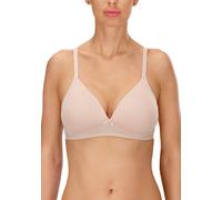 Bügelloser BH NATURANA "Soft Cup", Damen, Gr. 95, Cup D, beige (light beige), Obermaterial: 89% Polyamid, 11% Elasthan. Futter: 100% Polyester, unifarben, sehr bequem, BHs, mit Schale, ohne Bügel, wei