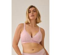 Bügelloser BH NATURANA "The Friday", Damen, Gr. 85, Cup D, pink (pink rose), Obermaterial: 87% Polyamid, 13% Elasthan. Cups: 100% Polyester. Futter Rückenteil: 92% Polyamid, 8% Elasthan. Spitze: 89% P