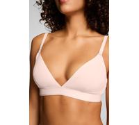 Bügelloser BH PUMA "PUMA WOMEN COTTON TRIANGLE BRALETTE", Damen, Gr. XL, N-Gr, light pink, Single Jersey, Obermaterial: 88% Baumwolle, 12% Elasthan, BHs, herausnehmbare gepolsterte Cups für anpassungs