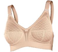 Bügelloser BH SASSA, Damen, Gr. 85, Cup D, beige (elfenbein), 89% Polyester, 11% Elasthan, Futter und Wattierung:100% Polyester, Jaquard:92% Polyester, 8% Elasthan, BHs (41038306-85) elfenbein