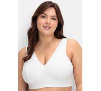 Sheego BH ohne Bügel in Bustier-Form 100F weiß