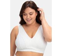 Sheego BH ohne Bügel in Bustier-Form 115E weiß